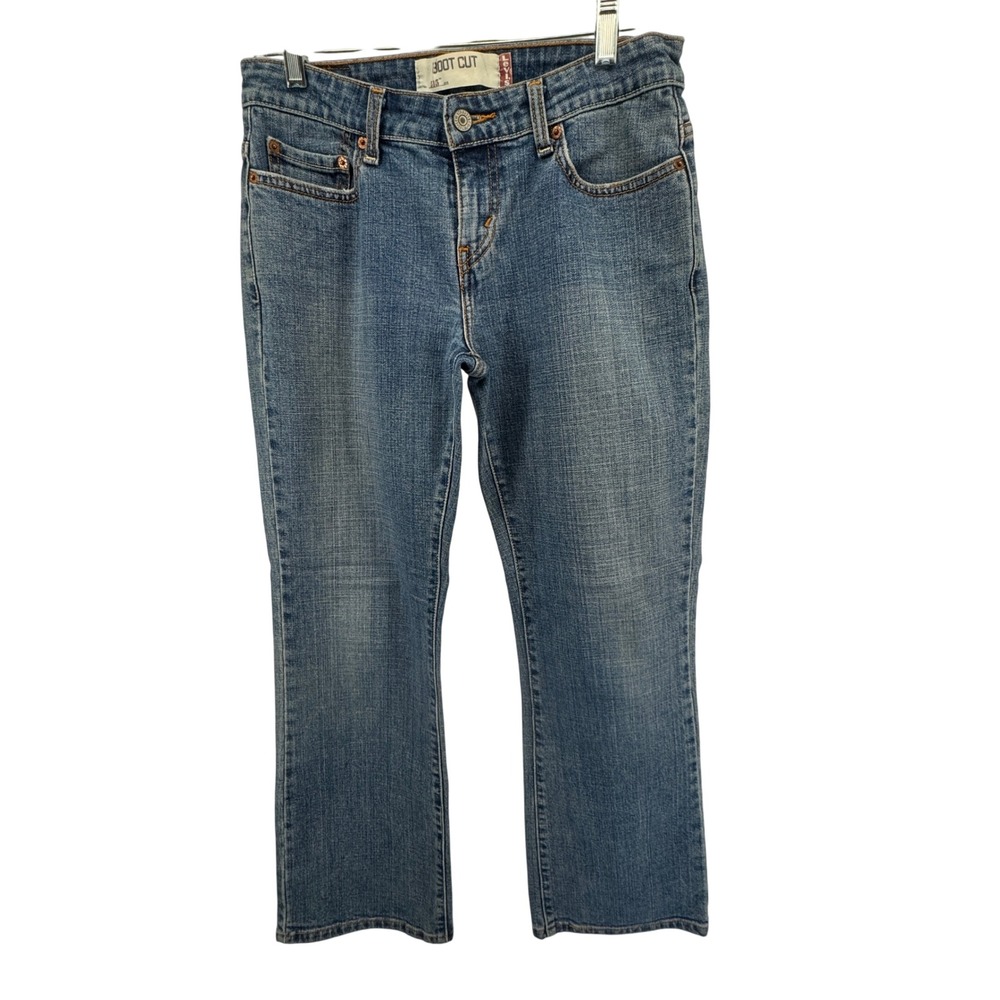 Vintage Levis‎ 515 Boot Cut Low Rise Women's Y2K Jeans Denim Blue Size 6M